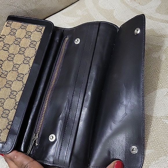 GUCCI VINTAGE MONOGRAM TRAVEL JEWELRY CASE KEEPER ROLL RARE - Picture 10 of 16